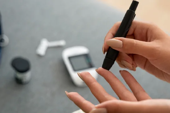 Diabetes screening voor een podologische controle